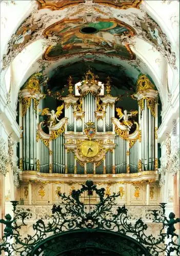 Ansichtskarte Amorbach Abteikirche - Orgel 1995