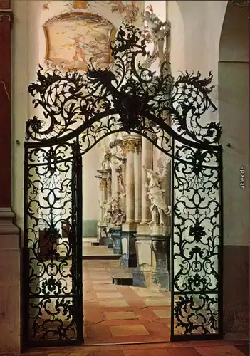 Ansichtskarte Amorbach Abteikirche - Teile vom Chorgitter 1995