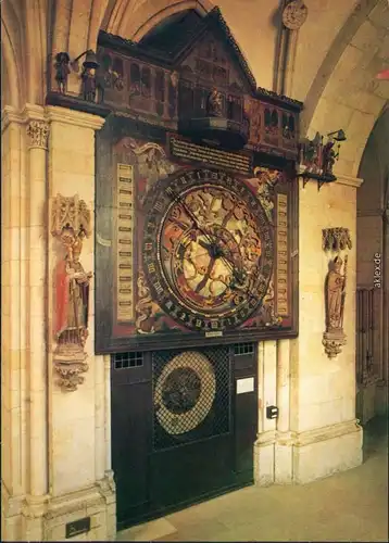 Münster (Westfalen) St.-Paulus-Dom - alte astronomische Uhr 1988