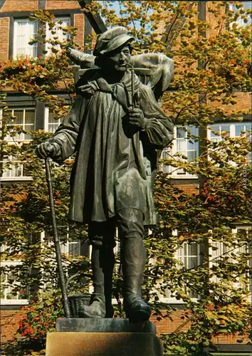 Ansichtskarte Münster (Westfalen) Kiepenkerl - Denkmal 1988