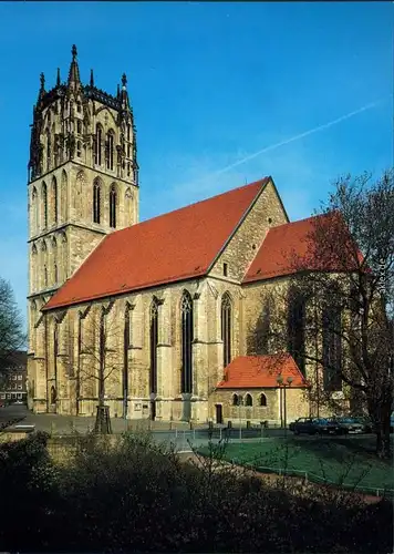 Ansichtskarte Münster (Westfalen) Liebfrauen-Überwasserkirche 1988