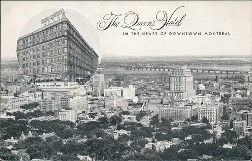 Postcard Montreal 2 Bild: The Queens Hotel 1958 