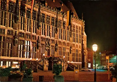 Ansichtskarte Aachen Rathaus 1995