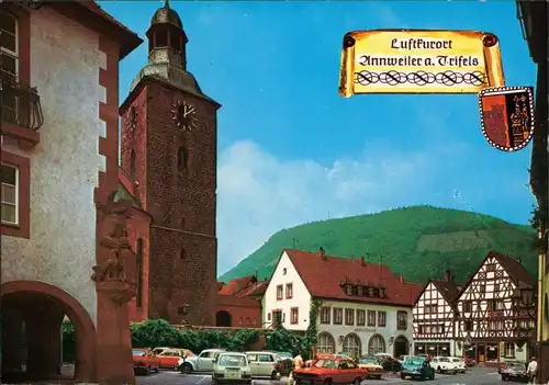 Ansichtskarte Annweiler am Trifels Marktplatz 1977