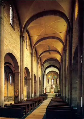 Glees (Vulkaneifel) Benediktiner-Abtei - Inneres der Basilika 1995