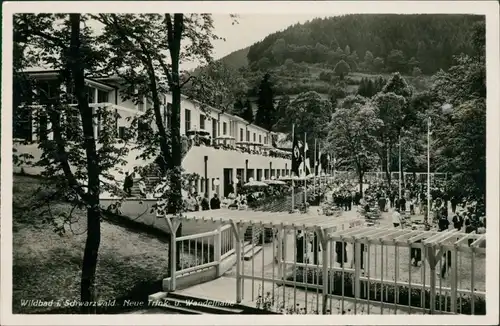 Ansichtskarte Bad Wildbad Neue Trink und Wandelhalle 1932 