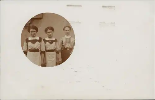 Foto  3 Frauen - Kleidung Mode 1912 Privatfoto 