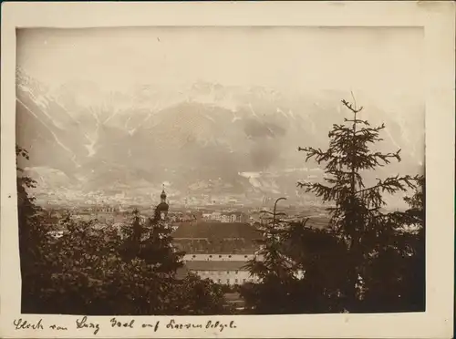 Ansichtskarte Innsbruck Blick vom Berg Isel auf Karwendelgebirge 1939