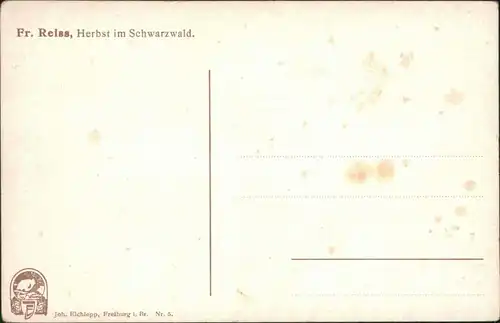 _Baden-Württemberg Allgemein Stimmungsbild - Herbst im Schwarzwald 1914 