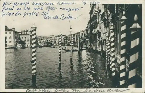 Cartoline Venedig Venezia Canal Grande 1934 