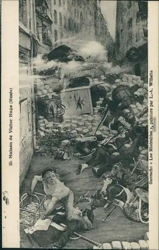 Ansichtskarte  Künstlerkarte Frankreich : Les Misarables 1917