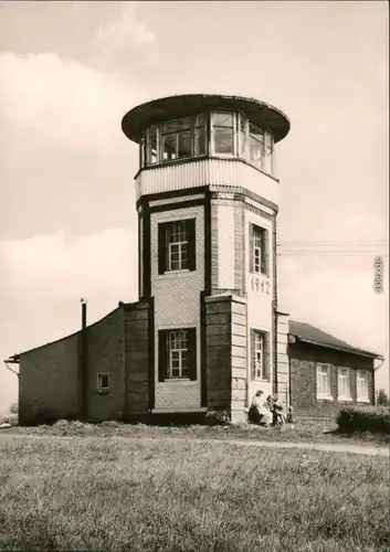 Ansichtskarte Oberhain OT Barigau: Barigauer Höhe mit Aussichtsturm 1975