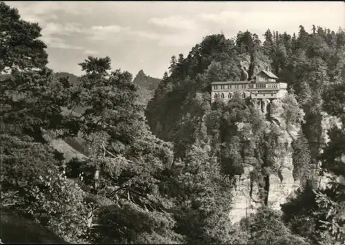 Ansichtskarte Oybin Berg Oybin mit Berggasthof 1966