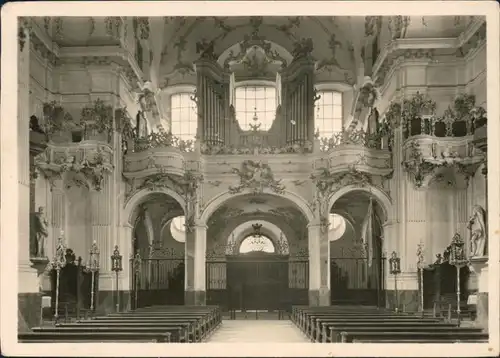 Ansichtskarte Dießen am Ammersee (Diessen) Kloster innen 1932