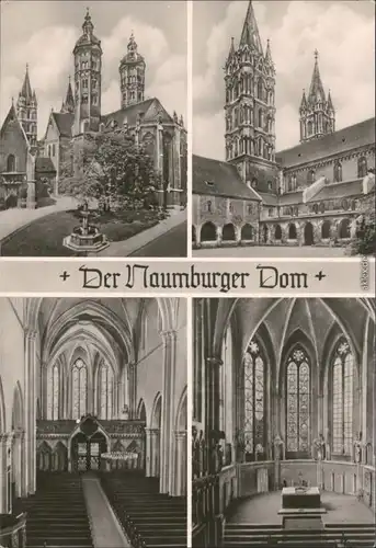 Ansichtskarte Naumburg (Saale) Dom - St. Peter und Paul 1972