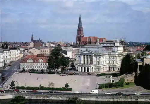 Ansichtskarte Schwerin Alter Garten 1995