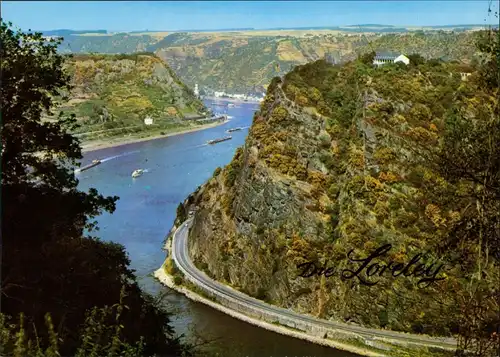 Ansichtskarte St. Goarshausen Loreleyfelsen 1990