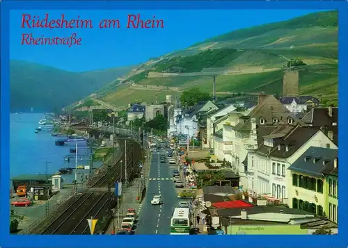 Ansichtskarte Rüdesheim (Rhein) Rheinstraße 1995