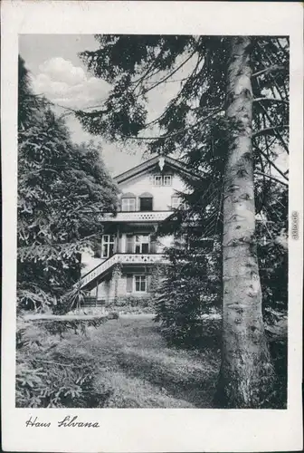 Ansichtskarte Schwarzwald Haus Silvana im Tannenwald 1939