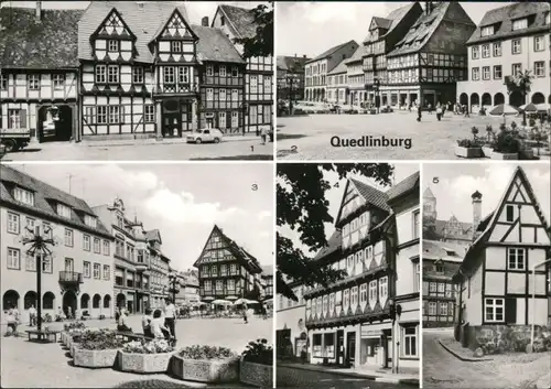 Quedlinburg Klopstockhaus Markt Schneemelcherhaus Marktstraße Finkenherd 1979