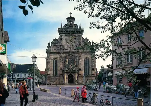 Ansichtskarte Bückeburg Fußgängerzone Lange Straße 1995