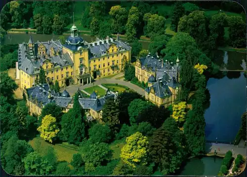 Ansichtskarte Bückeburg Luftbild - Fürstliches Schloss 1995