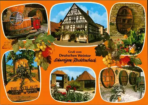 Ansichtskarte Schweigen-Rechtenbach Deutsches Weintor 1995