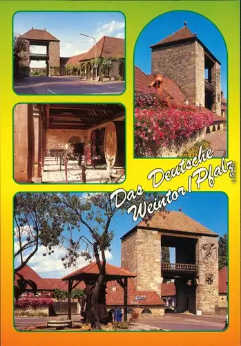 Ansichtskarte Schweigen-Rechtenbach Deutsches Weintor 1991