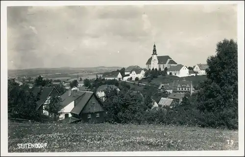 Postcard Seitendorf (Oberlausitz) Zatonie Blick auf die Stadt 1930 
