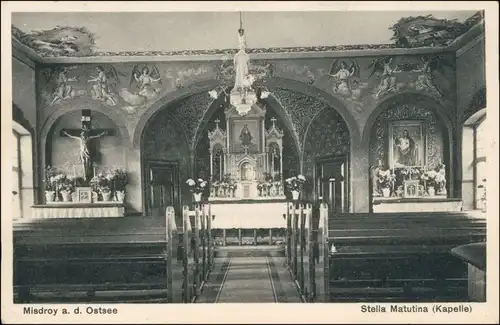 Misdroy Międzyzdroje Innenansicht - Kapelle Stella Matutina 1926 