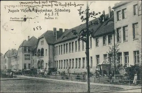 Ansichtskarte Schöneberg-Berlin Auguste Viktoria Krankenhaus 1914 
