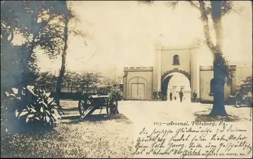 Postcard Pittsburgh Fotokarte - Arsenal 1905 