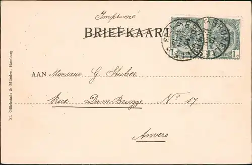 Postkaart Dordrecht Straßenpartie - Fahrräder - Beverwijksplein 1915 