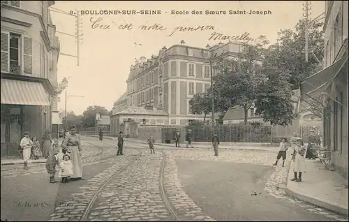 Boulogne-Billancourt Boulogne-sur-Seine Ecole des Sœrs Saint-Joseph 1902