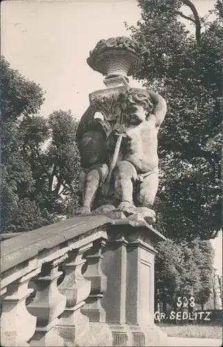 Großsedlitz-Heidenau (Sachsen) Putten, Geländer - Park 1908 Privatfoto 