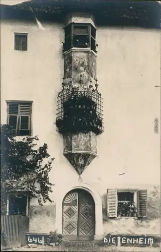 Foto Dietenheim Hausfassade - Eingang - Balkon 1908 Privatfoto 