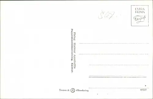 Postcard Kalmar slott/Segelboote, und Schloß 1932 