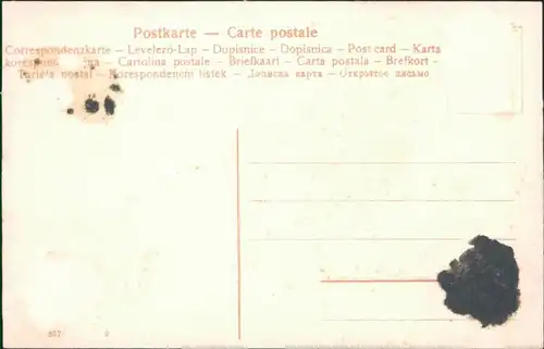  Frau wir erschreckt Scherzkarte - Künstlerkarte Donadini Dresden 1920 