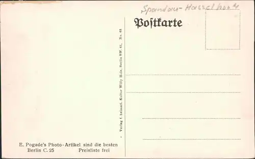 Ansichtskarte Potsdam Eingang Forsthaus Sanssouci Tor 1913 