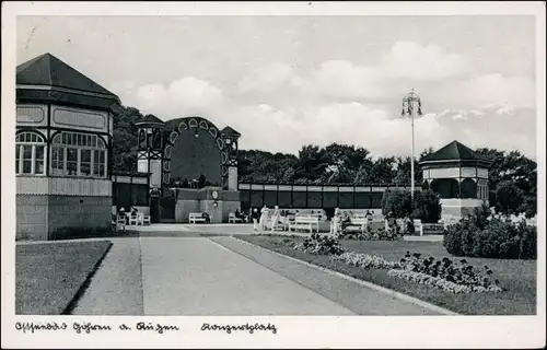 Ansichtskarte Göhren (Rügen) Partie am Konzertplatz 1934 