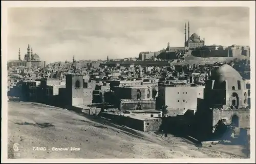 Kairo القاهرة Blick auf die Stadt 1929 
