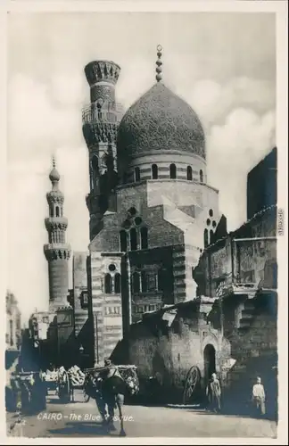 Kairo القاهرة The Blue Mosque/Die Blaue Moschee - Straße 1929 