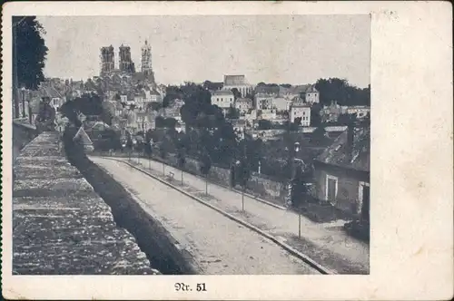 CPA Laon Feldpost Panorama Straße 1916