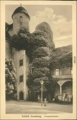 Ansichtskarte Annaburg Schloß - Trompeterstand 1922 