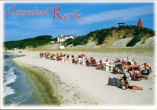 Ansichtskarte Rerik Strand mit Strandkörben 2002