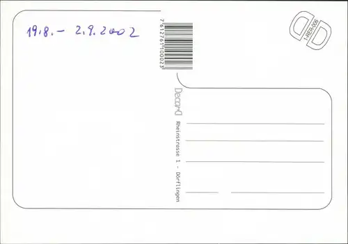 Ansichtskarte Rerik Strand mit Strandkörben 2002