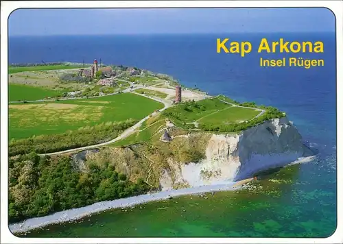 Ansichtskarte Putgarten Luftbild - Kap Arkona 1995