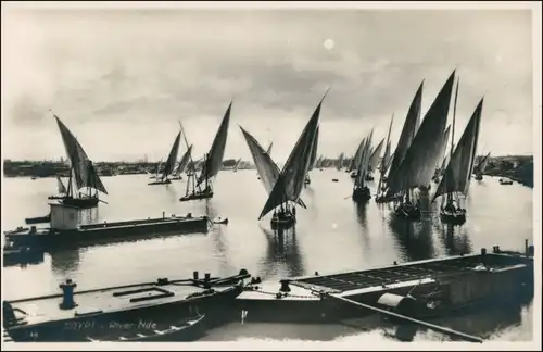 Kairo القاهرة Segelboote - Nil 1929 