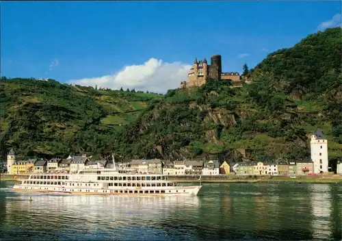 Ansichtskarte St. Goarshausen Burg Katz 1995