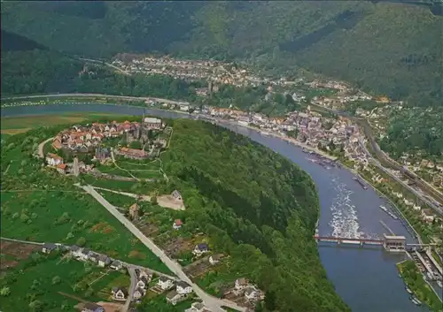 Ansichtskarte Neckarsteinach Luftbild 1995